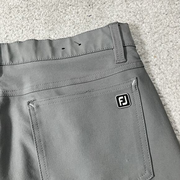 Footjoy Pants Mens 32x32 Gray Performance Athletic Fit Golf FJ Tour Stretch - Picture 5 of 13